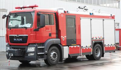 China MAN 4T Small Water Foam Tank Fire Engine Specialized Vehicle Price China Manufacturer for sale
