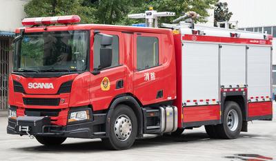 Chine SCANIA 4T réservoir d'eau camion de lutte contre les incendies bon prix véhicule spécialisé usine de Chine à vendre