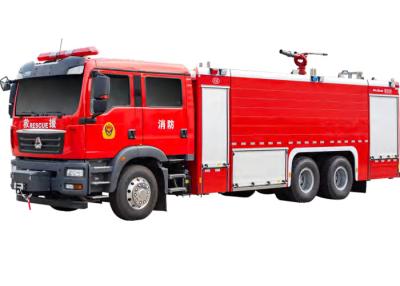 Chine camion de pompiers industriel de 6x4 SITRAK 16T avec la pompe à vendre