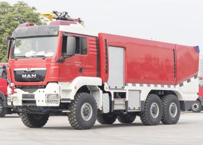 Chine 6x6 ARFF incendie d'aéronefs le camion de combat avec l'eau 10T et la mousse 1T à vendre