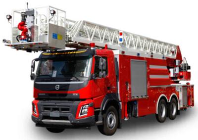 China Volvo 42m Rescue Aerial Ladder Fire Fighting Truck with Water Tank for sale