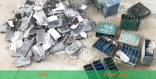 Car Lead Acid Battery Crushing And Separation Recycling Machine