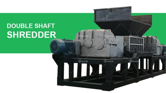 Pet Pvc Plastic Crusher Machine Scrap Metal Shredders Double Shaft Shredder Machine/ Carton Tyre Shredder