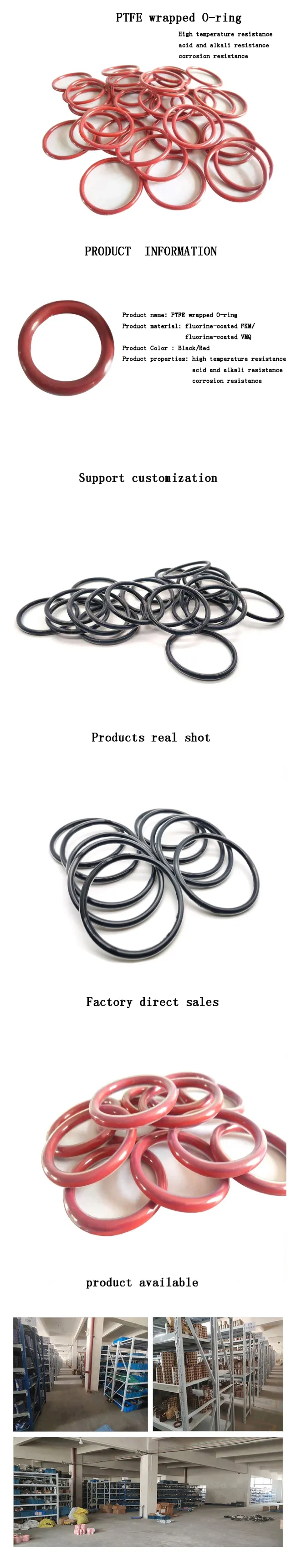 NBR HNBR FKM EPDM Cr Silicone PU PTFE Rubber Seal Ring O Shape O-Ring