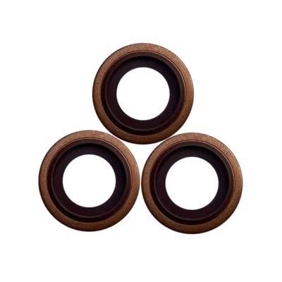 China Custom NBR Oil Resistance Bonded Seal Customized Size Rubber Iron Seal Washer for sale