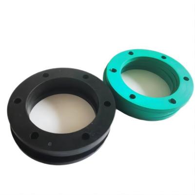 China Compressed Rubber Flat Flange Gasket With Oil Resistant for sale