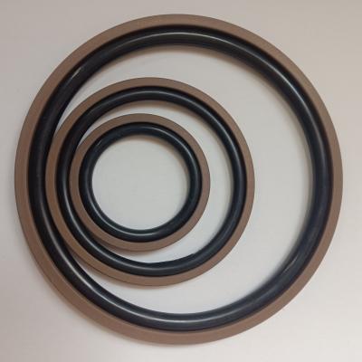China PTFE Sealing Element Holes With Sliding Ring Combination Sealing Ring Glee Ring Rubber O Ring Seal NBR for sale