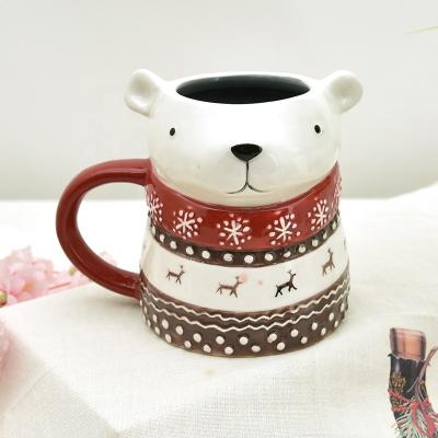 China Taza de café Santa Claus Feliz Navidad Taza de cerámica en venta