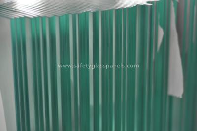 China Modern Flat Top Glass Pool Fencing 8mm - 19mm Toughened Safety Glass for sale