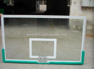 China Custom Printed  Basketball Backboard  ,Tempered Glass Basketball System for sale