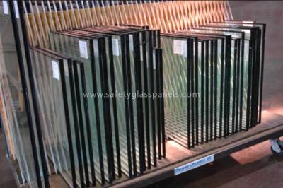 China Low Iron Double Glazed Insulated Glass Unit , Hollow Glass Shower Enclosures for sale