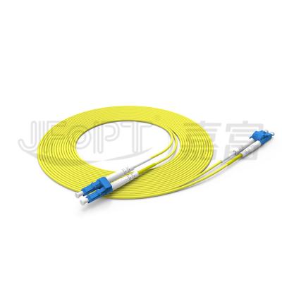 China Duplex LC- LC Fiber Patch Cord 2.0mm 3.0mm Single Mode OS2 Zipcord Fiber Optic Cable for sale