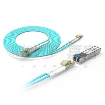 China 40/100G LC Optical Module Connection Cable Duplex Multimode OM3/OM4 for sale