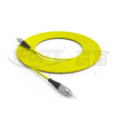 China G652D Core Diameter 125um Fiber Optic Cable Cord 1M High Performance FC Fiber Connector for sale