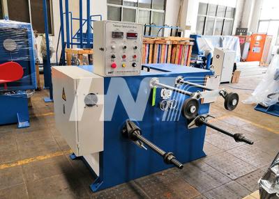 China Dual Reel Takeup Wire Spooling Machine with Double Shaft for sale