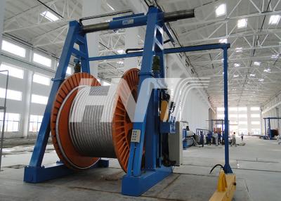 China A Type Floor Movable Take Up Cable Spooling Machine Electric Wire Rewinding for sale