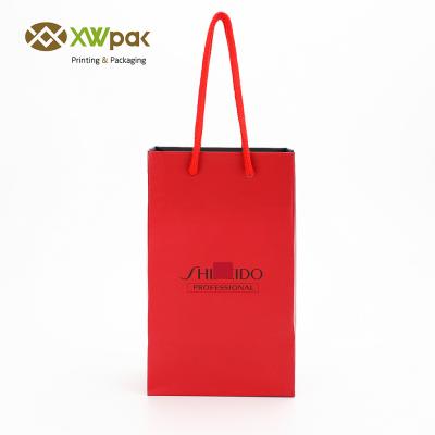 Promotional Top Quality Shopping Bag White Kraft Paper Bags Logo Print