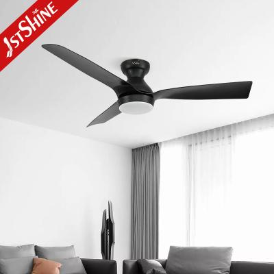 China 5 Speed Remote Control Decorative Ceiling Fan , Mdf Blades Black Plastic Ceiling Fan for sale