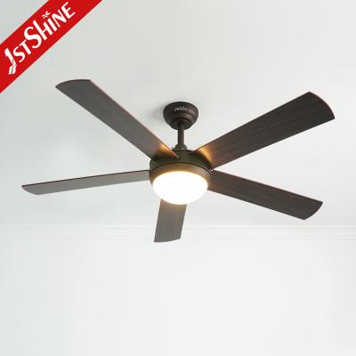 China 5 Blades Ceiling Fan With Light Ac Motor 3-Speed Remote Modern Led Ceiling Fan for sale