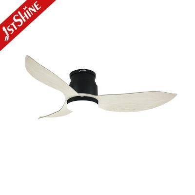 China ABS Blade Dimmable LED Ceiling Fan Low Profile Ceiling Light Fan With Remote Control for sale