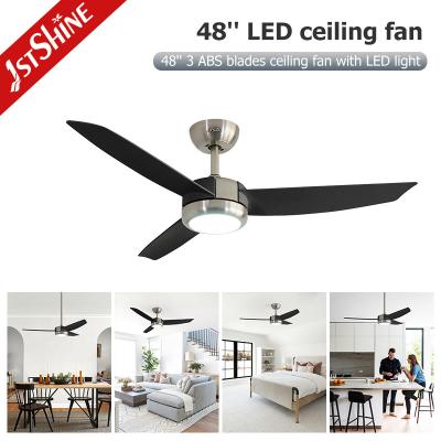China Modern Ceiling Fan With LED Light Plastic Blade Low Noise Cooling for sale
