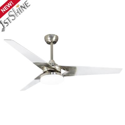 China Plywood Blade Modern LED Ceiling Fan 52 Inch AC Motor Home Using for sale