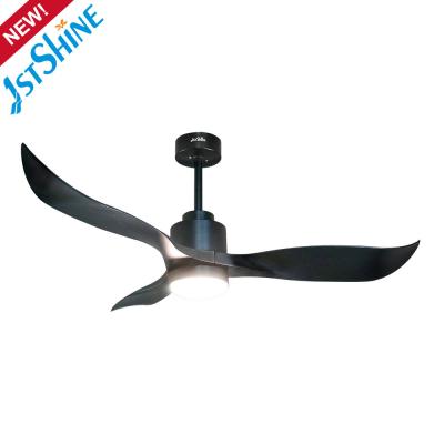China Dc Circuit 60W Remote Control Ceiling Fan Home 3 Abs Plastic Fan Blades for sale