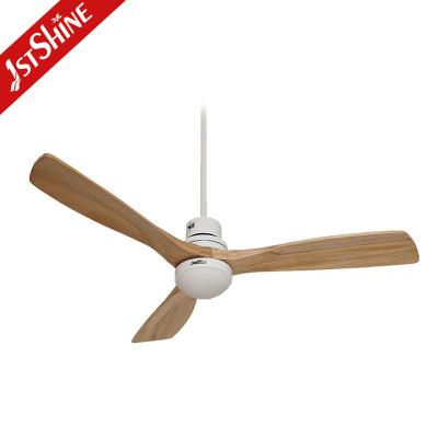 China 12 Watt LED Decorative Fans Ceiling With Wooden Blades CCC Approved for sale