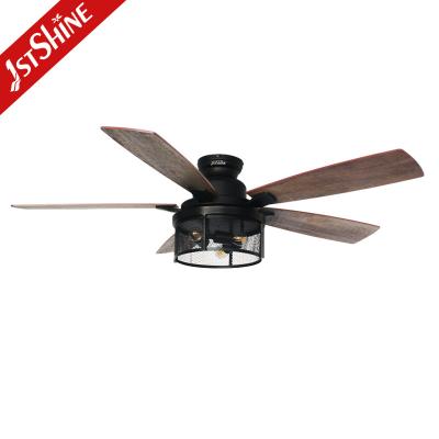 China 5 MDF Blades DC Motor Ceiling Fan For Indoor Commercial Farmhouse for sale