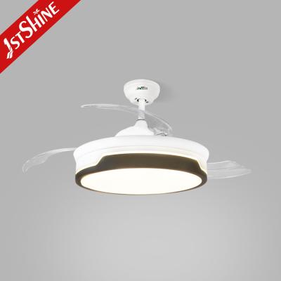 China Modern Retractable DC 65W Smart Ceiling Fan Light Dimmable 5 Speed for sale