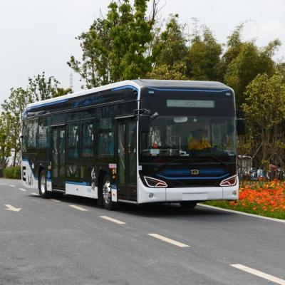China 12m Low Entry Floor EV Battery Electric Buses With Air Suspension for sale