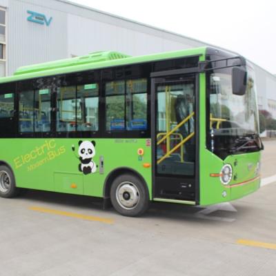 China Zero Emission 3300mm Wheelbase 24 Seater Coach Sub Urban Bus for sale