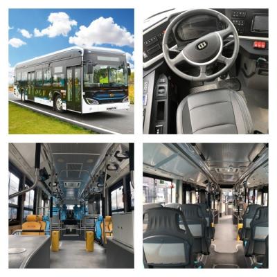 China 12m New Energy Pure Electric Bus With Air Suspension Battery 350.07kwh for sale