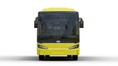 China Two Doors 8m Urban Battery Electric Buses LHD 29 Seats Battery Power 198.4kwh for sale