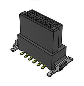 China 1.27mm Board To Board Floating Connectors SMT Type Vertical 180 à venda