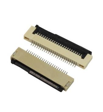 China Pitch 0.5mm Fpc Connector 4 Pin To 68 Pin Right Angle 90° Easy On Smt Type H 2.55mm for sale