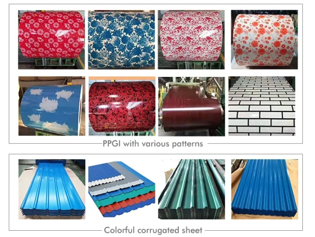 Prepainted Galvalume Steel Coil PPGI Prepainted Galvanized Steel Coil