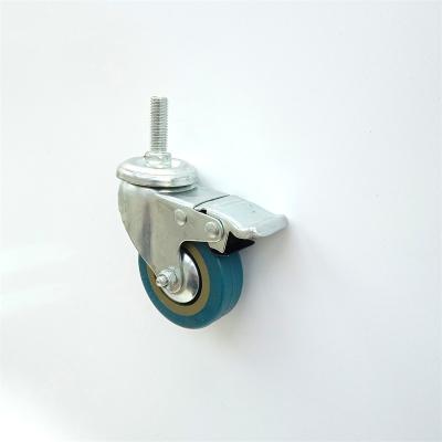China Cabinets Light Duty Caster Wheels With Brake Accept Customization And Package for sale