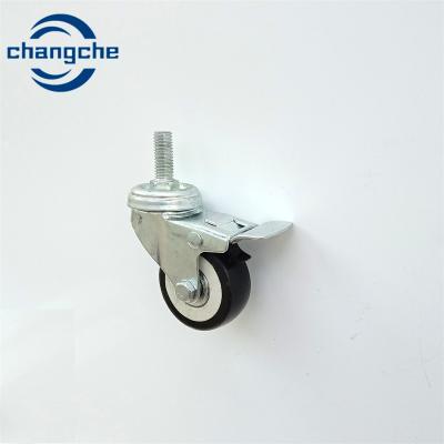 China TPR Double Ball Bearing Heavy Duty Industrial Casters 4 Inch for sale