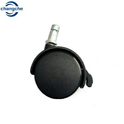 China 50mm Nylon TPU Swivel Casters 11*32mm Friction Stem Casters with lock for sale