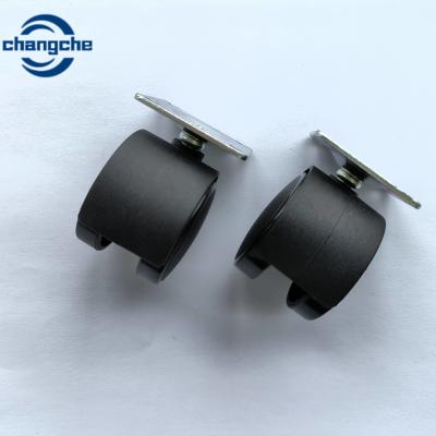 China Heavy Load Furniture Castors Wheels with Various Mounting Plate Thickness for sale