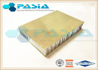China Surface Plate Brushed Aluminum Honeycomb Panels 5mm / 12mm / 25mm Thickness for sale