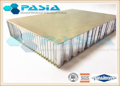 China Brushed Honeycomb Aluminum Plate , Lightweight Building Panels Thermal Insulation for sale