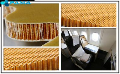 China Commercial Nomex Honeycomb Fiberglass Sheets Twill Weave Pattern Damage Resistance for sale