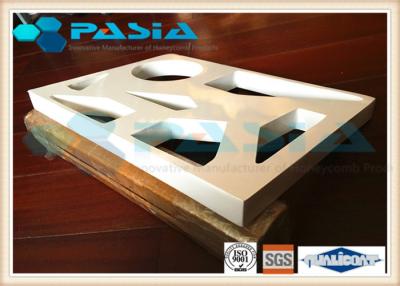 China Various Shapes Aluminium Honeycomb Ceiling Panels PVDF Fluorocarbon Powder Coated for sale