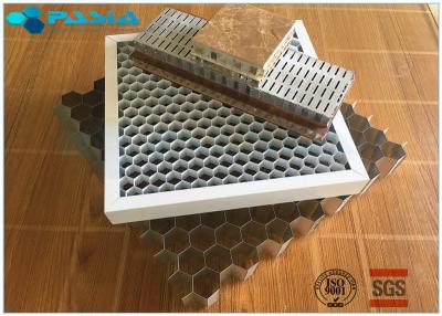 China Glue Bonded Aluminum Honeycomb Curtain Wall Core Board 0.07mm Thickness for sale
