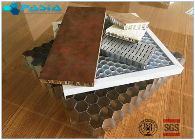 China Material Saving Honeycomb Wall Panels , Aluminium Honeycomb Composite Panel Glue Bonded for sale