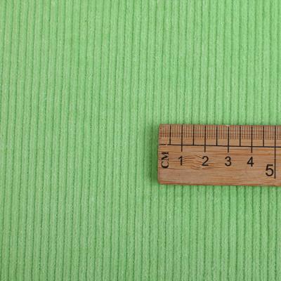 China Custom Green 8 Wale Corduroy Fabric Elastic Corduroy Cotton Fabric For Clothing for sale