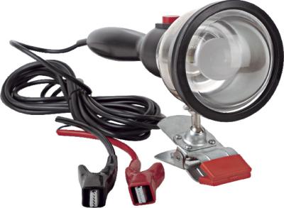 China Portable DC12V 35W Working Light With Halogen Bulb / Two Battery Clips for sale