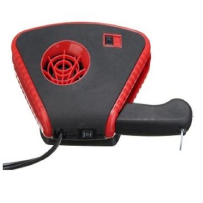 China 2 In 1 Auto Fan Heater With Light , Red Handheld Rechargeable Car Heater for sale